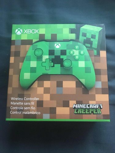 Control Xbox One Minecraft Creeper + Gears Of War 4