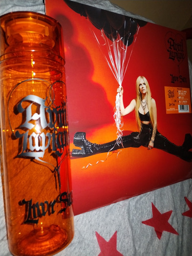 Avril Lavigne Love Sux Vinyl Rojo Translúcido Vinyl Y Tumble
