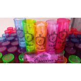 150 Copos Long Drink Neon Personalizados 15 Anos Festa 