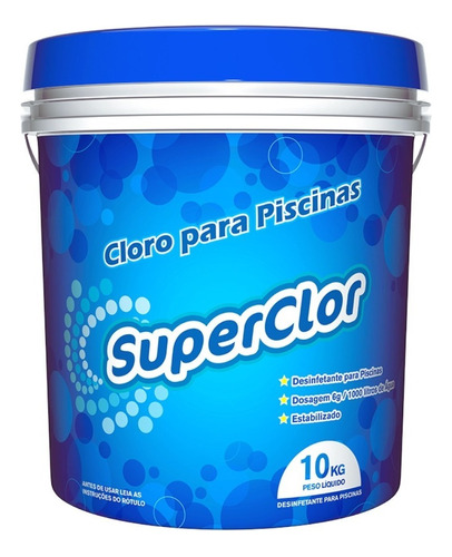 Super Cloro Para Piscinas Clorup 10kg