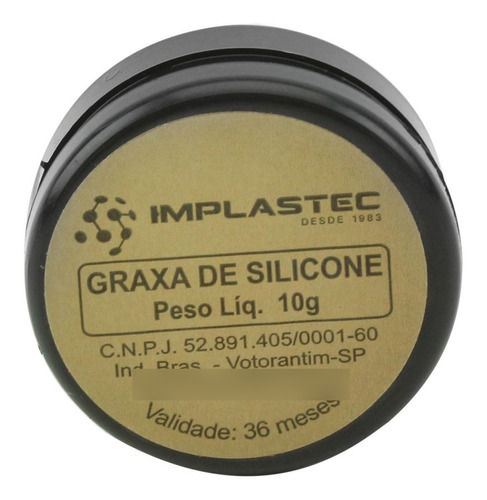 Graxa De Silicone Implastec 10g Dissipador De Calor