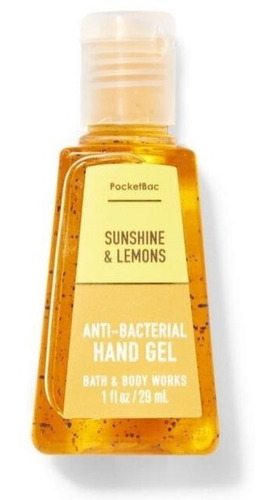 Gel Mão Pocketbac Bactericida Bath Body Works Sunshine & Lem