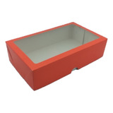 20 Caixas De Presente 20x12x4cm: Com Visor-retangulares  