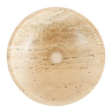 Lavabo Marmol Ovalin Circular Minimalista Piedra Real Onix