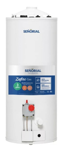 Termotanque Gas 50l Alta Recuperacion Señorial Zafiro Inf/su