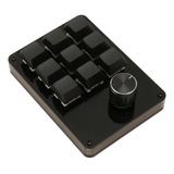 Mini Teclado De 9 Teclas Com Botão Macro Mechanical Keyboard
