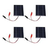 4 Paneles Solares Impermeables, 5 W, 12 V, Cargador De Célul