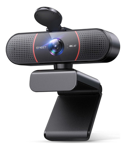 Webcam 4k Uhd 8mp Con 2 Microfonos Tof Autofocus For Pc 4k