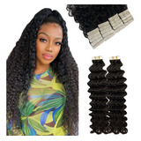 Extensiones Cabello Humano 20in 50gr Negro