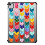 Casetify Impact Estuche P/ iPad Air 10.9 Gen Corazones Golpe