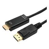 Cabo Displayport Hdmi 4k 30hz 0,50m 50 Cm Cabo Dp Hdmi