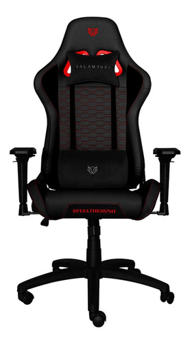 Silla De Escritorio Balam Rush Thunder Rush V2 Gamer Ergonómica  Negra Y Roja