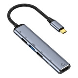 Hub Usb 3.1 Tipo C Portátil Para Anúncios Multidivisores Com