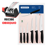 Set Juego De Cuchillos Tramontina Plenus 7 Piezas Original