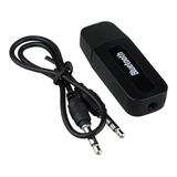 Adaptador Receptor Bluetooth P2 Aux Musica Som Usb Carro