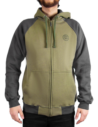 Buzo Hombre Camperita Canguro Reef Locker Urbana Hoodie