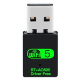 Adaptador Usb Wifi Bluetooth 2em1 Dual Band 2.4g 5ghz