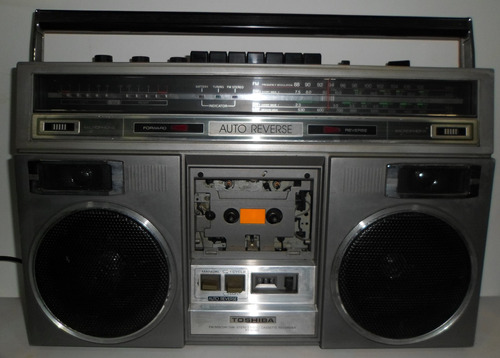 Vintage Radio Retro Toshiba Japan Funciona C Detalle Boombox