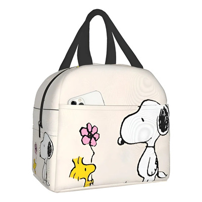 Bolsa De Almuerzo Snoopy Nombre DelDisenio Floreado Color Picture Color | Meses sin interés