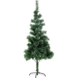 Arvore Natal Pinheiro Nevada 150cm 130galhos Enfeite Luxo