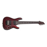 Guitarra Eléctrica Schecter Hellraiser C-8 Fr De Caoba Black Cherry Brillante Con Diapasón De Palo De Rosa