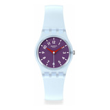 Reloj Swatch Powder Plum De Silicona Ll126