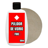 Pulidor Vidrio Parabrisas Oxido Cerio 50cc Fino Pad Pulidora