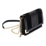 Cartera Clutch Negro Car2917 Gacel