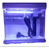 Acuario. Sobo T190f. 4 Litros. Luces Led. Bomba Incluida