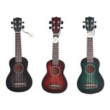 Ukelele Soprano Diseño Raspado Korner Aquila C Funda Ukrr