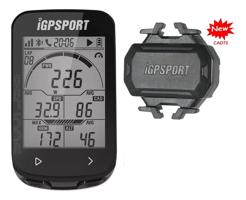 Ciclocomputador Igpsport Bsc100s + Cadencia Gps Ant+ Blue