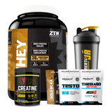 Whey Ztw + Creatina Universal + Bcaa + Testo + Thermo + Coq