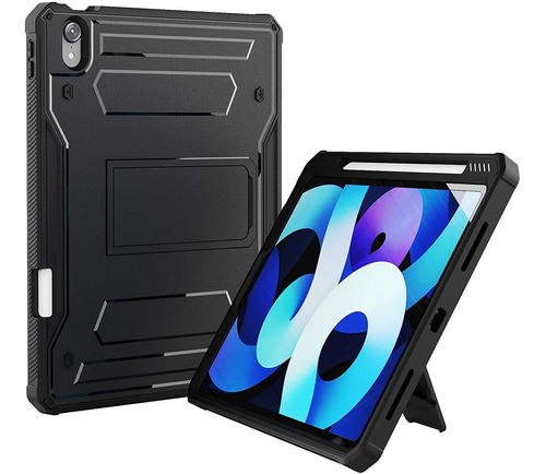Funda Para iPad Air 4 (color Negro)+protector De Pantalla