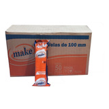 Velas Blancas Make Cortas 10 Cm Pack De 4 U - Caja X 50 Pack