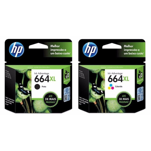 Combo Cartuchos Hp 664xl 2135 3635 4535 4675 Originales 664