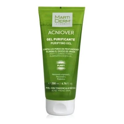 Martiderm Acniover Gel Limpieza Facial Purificante - 200 Ml Tipo de piel Mixta | Envío gratis