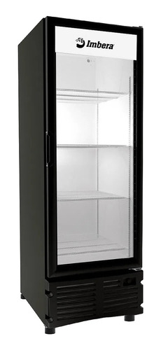Freezer Vertical Imbera Tripla Ação 560l Porta De Vidro Pret