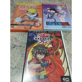 Lote De 3 Dvds De Animes - Naruto, Dragon Ball E Bakugan