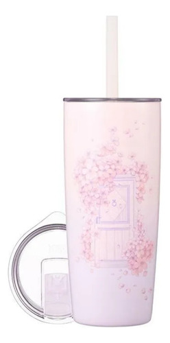 Tumbler Starbucks Cherry Blosson Termo Sakura Metal + Card 