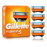 Gillette Fusion5 Carga Para Aparelho De Barbear - 4 Unidades
