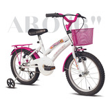Bicicleta Infantil Breeze Aro 20 Cor Branco/rosa Verden