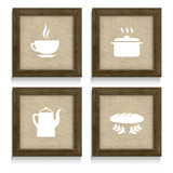 Quadro Decorativo Cozinha Gourmet Bebida Café Padaria Copa