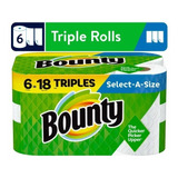 Bounty Servitoalla  Papel 6 Rollos Triples Bounty Importado 