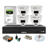 Kit 4 Cam Intelbras 1120 D Full Color Dvr 4 Canais C/ 1 Tb