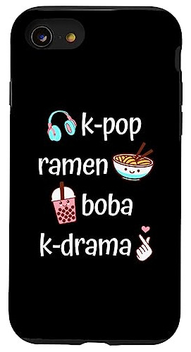 Funda Para iPhone SE (2020) / 7 / 8 Cute Kawaii K-pop Plasti