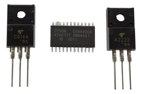 Kit De Integrado Ic E09a92ga Y Transistor A2222+c6144 Epson