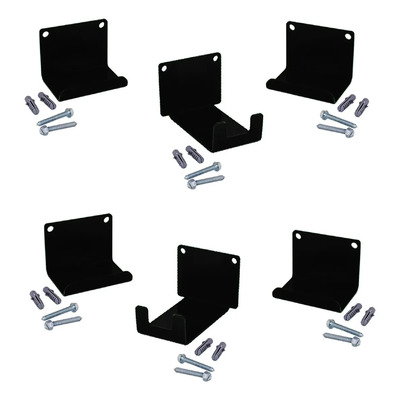 Rack Portabicicletas Soporte Pared Paquete 2 Juegos Color Negro | Meses sin interés