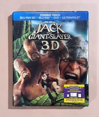 Jack The Giant Slayer - Blu-ray 3d + 2d + Dvd Original