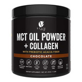 Mct Polvo Del Aceite + Colágeno + Prebiótico Acacia Fibra - 