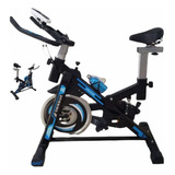 Bicicleta Estatica Máquina Spinning Spin Bike X Speed 17 K Color Negro/azul
